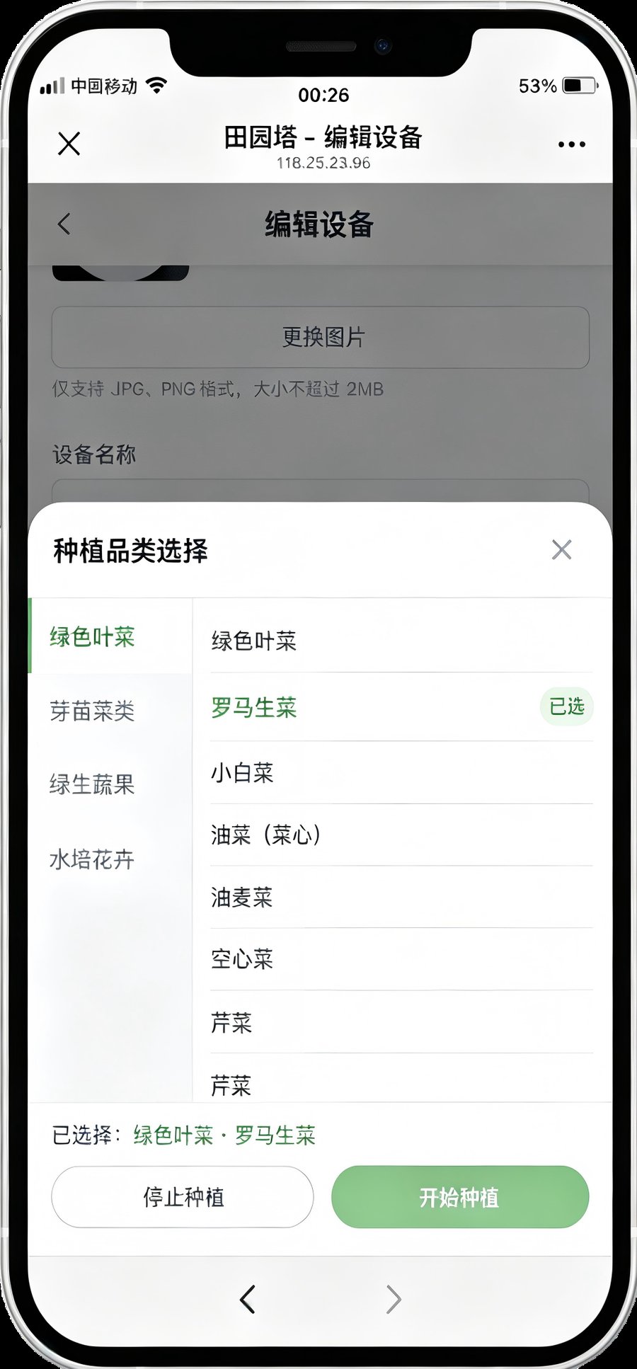 田园塔小程序实时详情